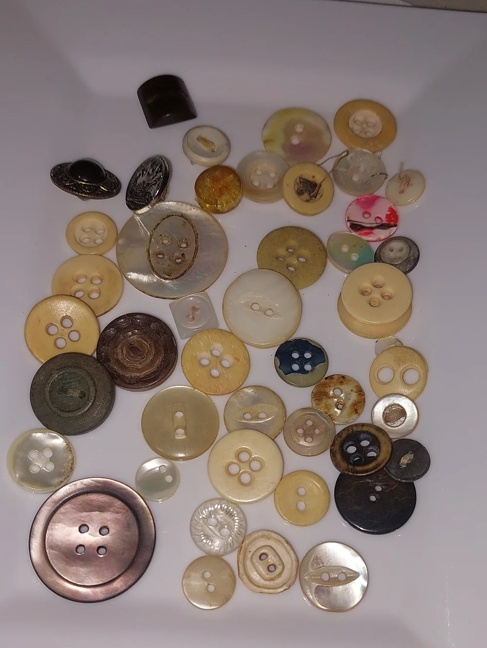 Buttons Old .very Unique If You Collect Buttons .vintage